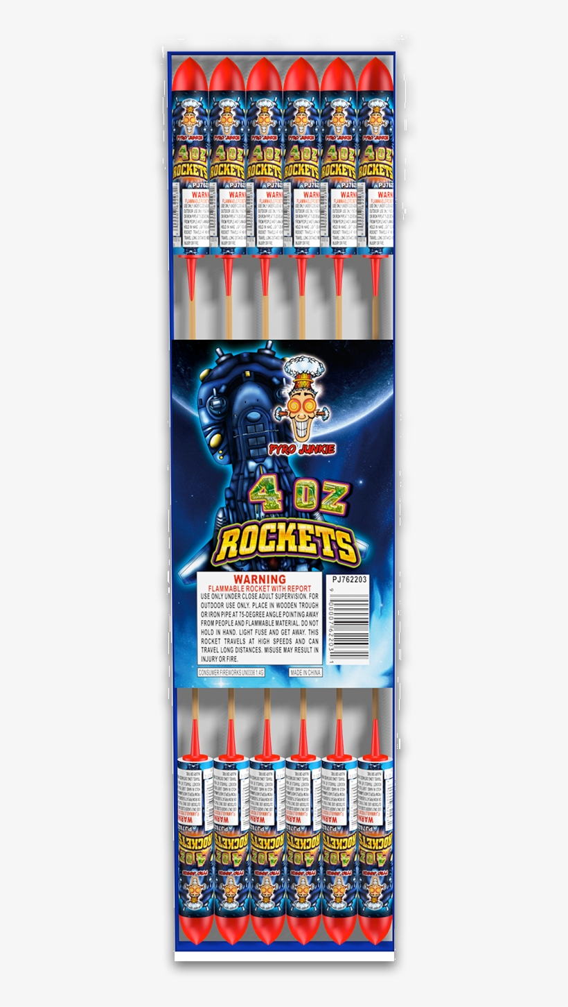 4 Oz Rockets - Pyro Junkie Fireworks, transparent png #2972714
