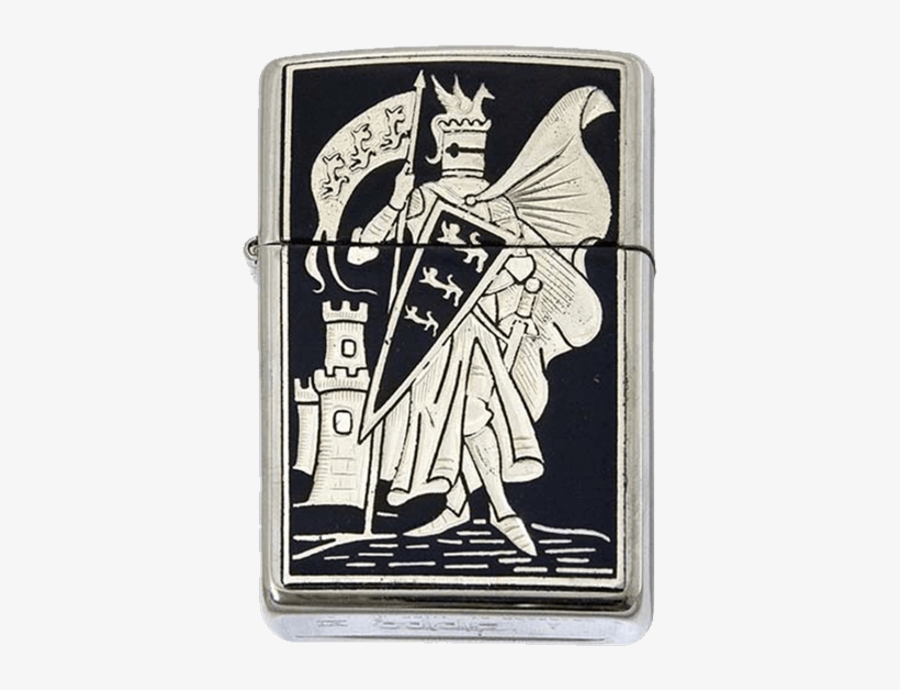Damascene Pennat Zippo Lighter By Marto - Zippo Medieval, transparent png #2973185