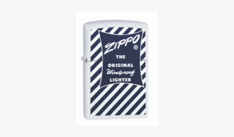 Zippo 214 Blue White 1958-59 - Zippo Blue White, transparent png #2973355