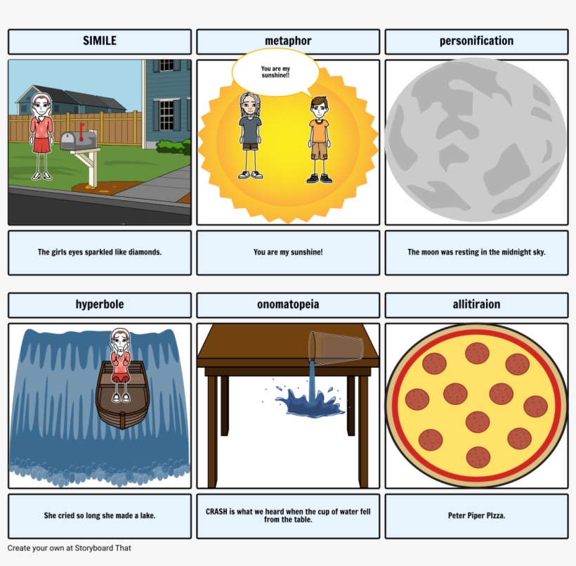Simile Metaphor You Are My Sunshine Personific Similes And Metaphors