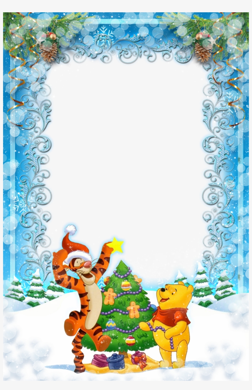 Clipart Resolution 1067*1600 - Christmas Frame Png Disney, transparent png #2974127