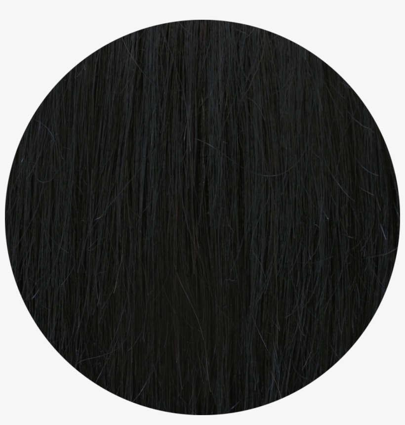 Black Clip In Bangs - Circle, transparent png #2974157