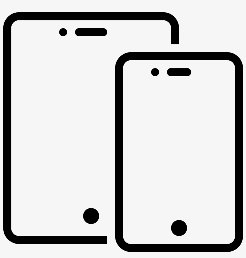 Screen Clipart Computer Phone - Smartphone Tablet Icon, transparent png #2974228
