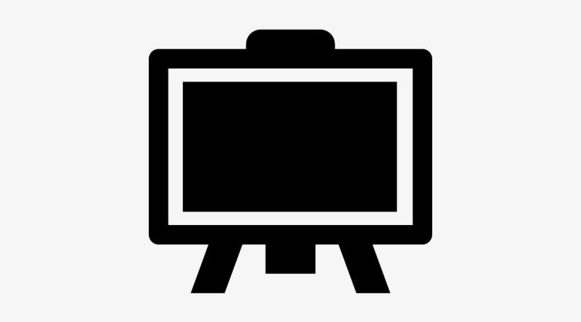 Chalkboard Vector - White Board Icon White Png, transparent png #2974492