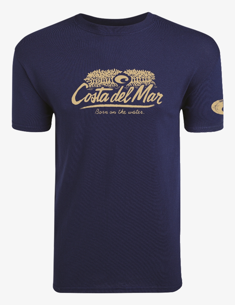 Costa Del Mar Mangrove In Navy, Size S, Angle - T-shirt, transparent png #2974696