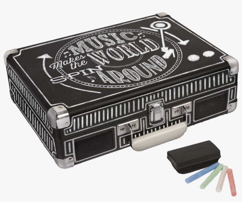 Cr8005a Cb E Cruiser Chalkboard Turntable Record Player, transparent png #2974748