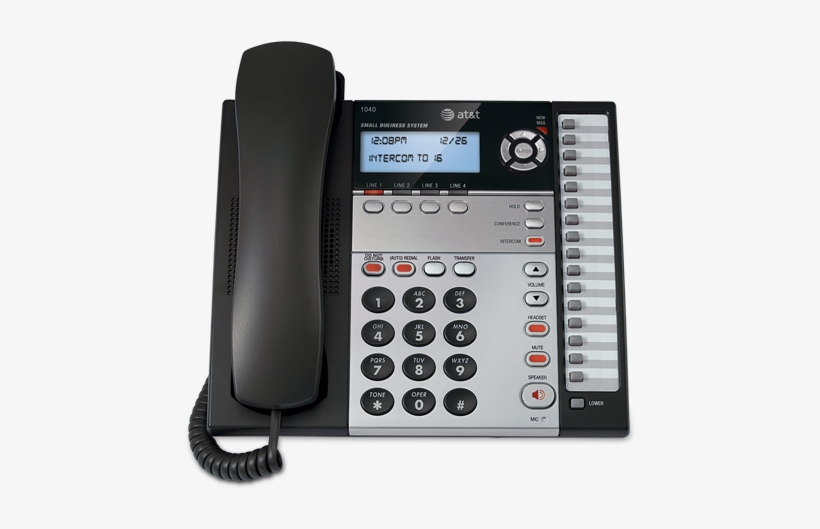 Image - Att 1040 4-line Speakerphone, transparent png #2974779