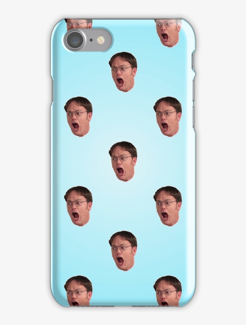 Dwight Schrute Screaming Iphone 7 Snap Case - Mobile Phone Case, transparent png #2974959