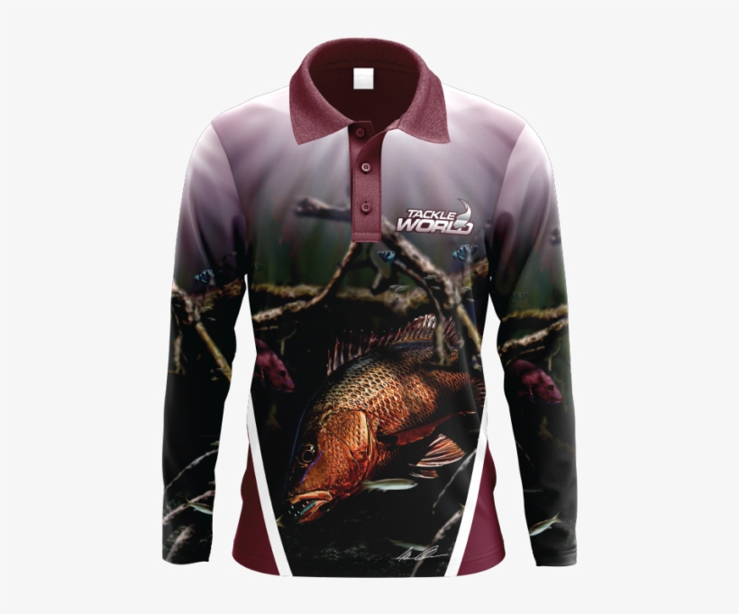 Tackle World Mangrove Jack Fishing Sun Shirts - Tackle World, transparent png #2975094