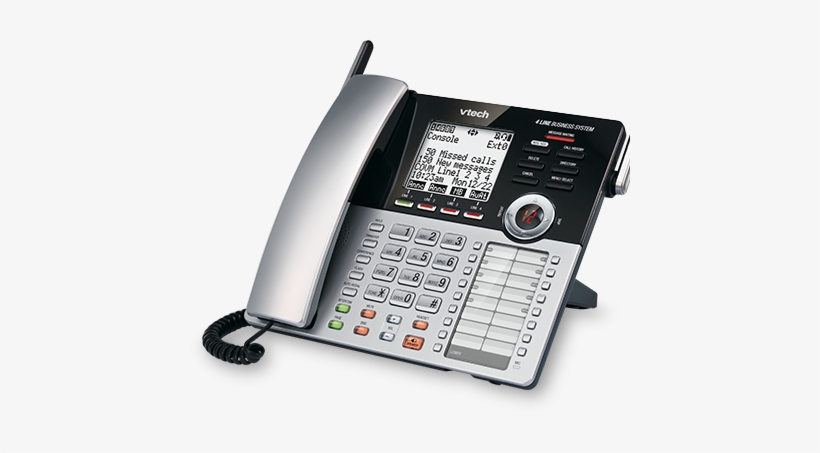 4 Line Small Business Phone System - Vtech 4-line Small Business Phone System Dect 6.0 Expandable, transparent png #2975180