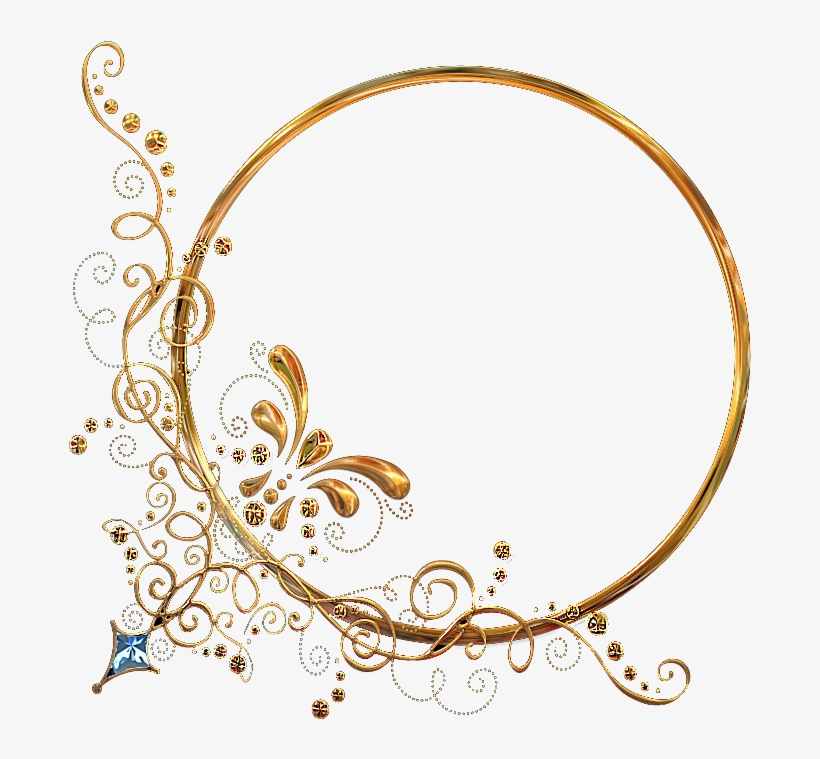 I Hope You, Gold Picture Frames, Leaves, Mirrors - Ornament Corner Png, transparent png #2975869
