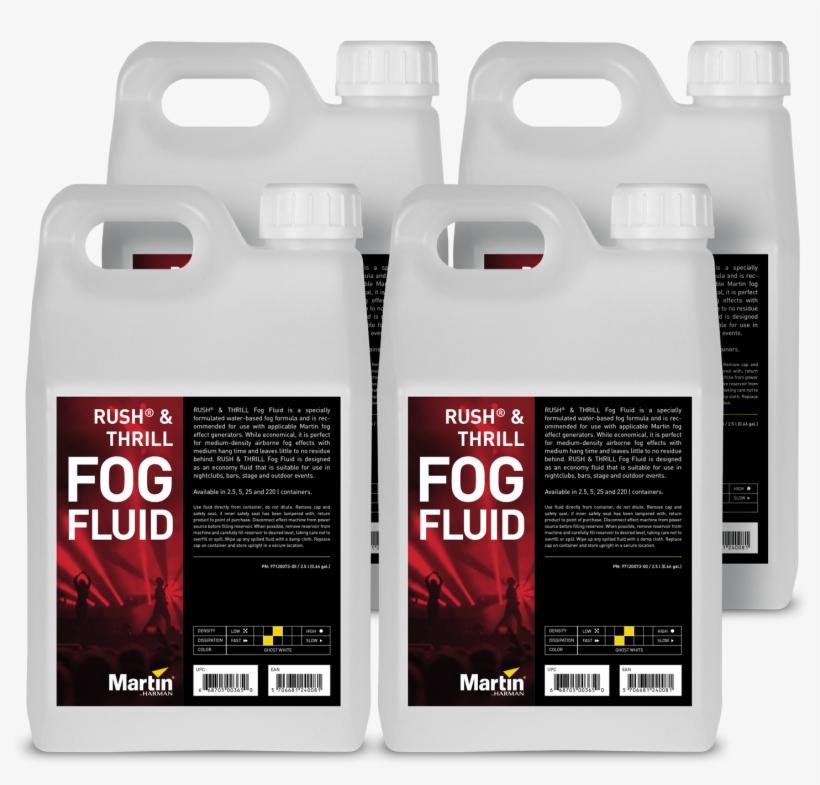 Rush & Thrill Fog Fluid - Fog Machine, transparent png #2976614