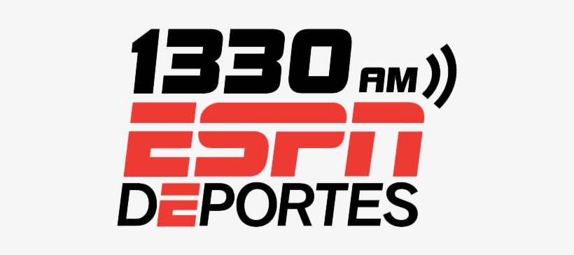 1330logo No White - 1330 Espn Deportes Logo, transparent png #2976860