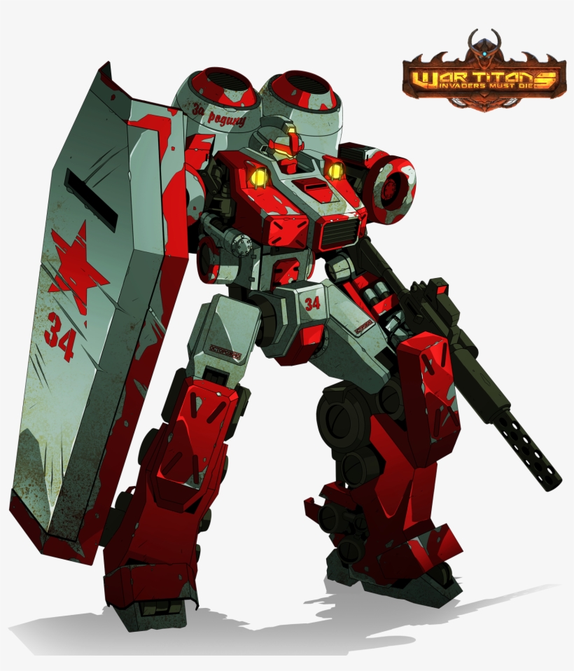 A Sonic Boom Could Be Heard Over The Vast Plain - War Titans Invaders Must Die, transparent png #2977045