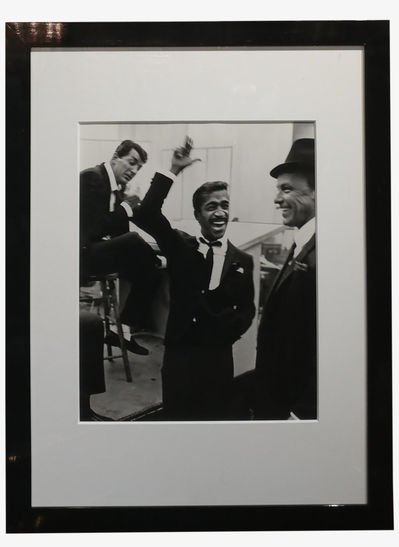 1954 Phil Stern "the Rat Pack" Dean Martin,frank Sinatra - Sammy Davis Jr Dean Martin Frank Sinatra, transparent png #2977304