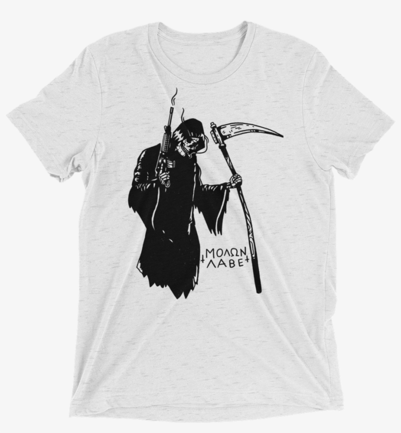 Molon Labe Retro Reaper - Shoot Your Shot Shirt, transparent png #2977604