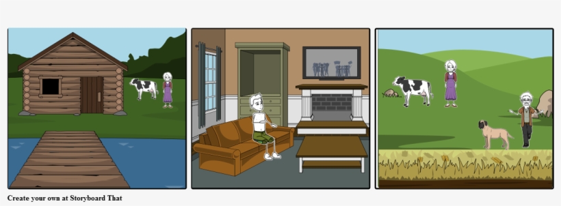 Storyboard 1 Escena Collar Bomba - Living Room, transparent png #2977694