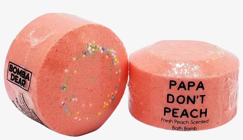Papa Don't Peach Bomba Dear Bath Bomb - Bath Bomb, transparent png #2978060