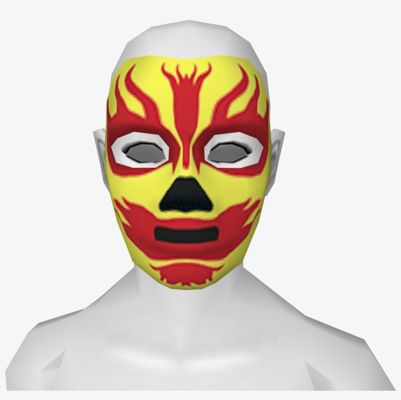 Avatar Yellow Lucha Libre Mask - Yellow, transparent png #2978691