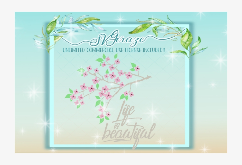 Download Life Is Beautiful Quote Svg Tree Svg Flower Svg Breast Cancer Survivor Svg Free Transparent Png Download Pngkey