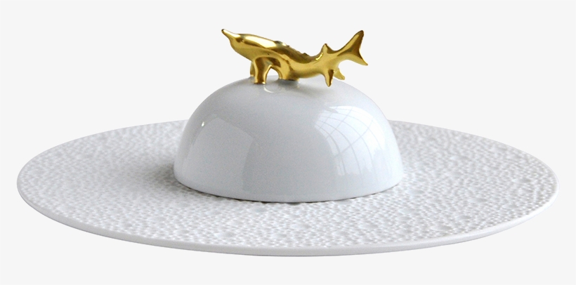 China Set Of Caviar Plate And Bell Covert Of The Collection - Bernardaud Ecume Caviar, transparent png #2979053