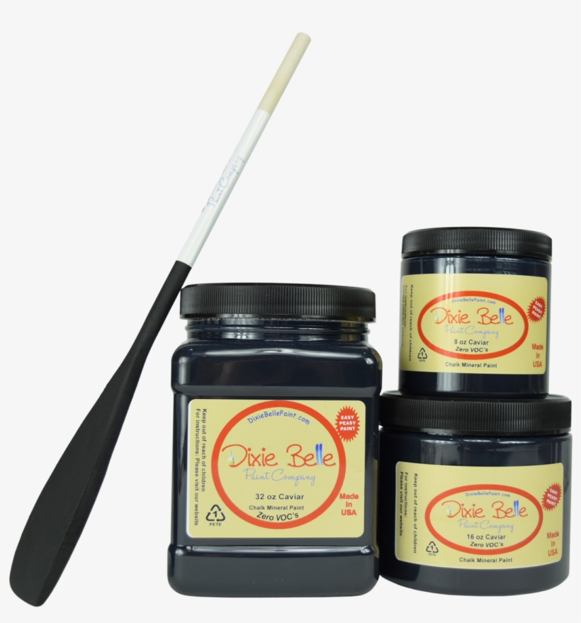 Caviar Chalk Mineral Paint - Dixie Belle Chalk Paint Caviar, transparent png #2979073