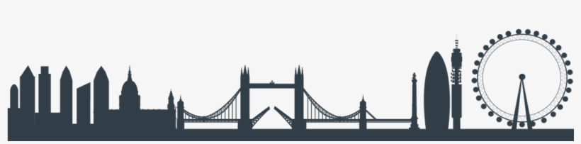 London - 3drose Db_163400_2 Image Of London Skyline In Silhouette, transparent png #2979163