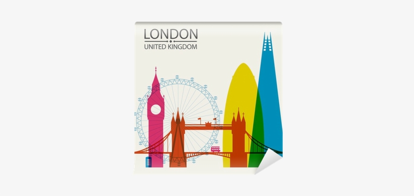 London City Skyline Silhouette Background, Vector Illustration - London, transparent png #2979194