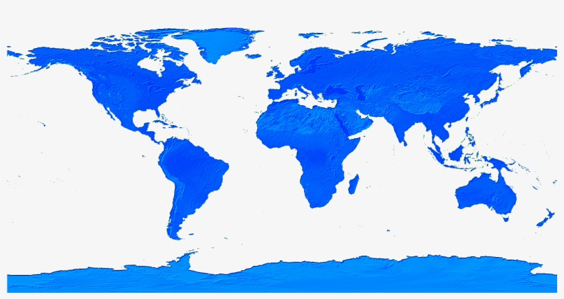 Oneearth - World Map Solid, transparent png #2979409
