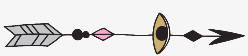 Pintado A Mano De Plumas, Arco Y Flecha, Png Transparente - Portable Network Graphics, transparent png #2979491