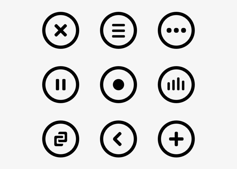Circled - Music Icon Pack Png, transparent png #2979941