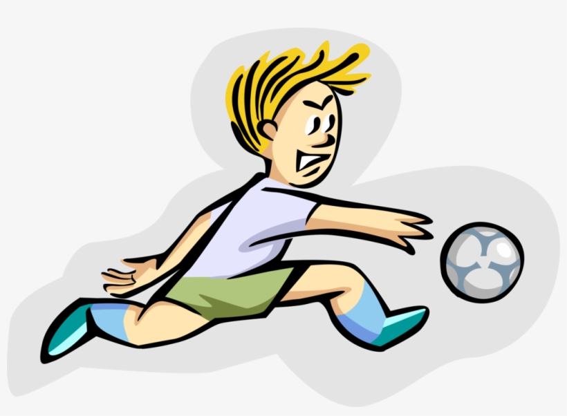 Vector Illustration Of Sport Of Soccer Football Player, transparent png #2979972