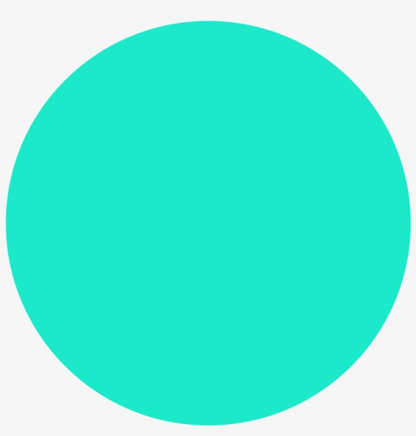 Circle Button - Teal - Light Blue Circle Transparent Background, transparent png #2980049