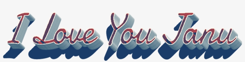 I Love You Janu Name Wallpaper - Love You Janu Name, transparent png #2980080