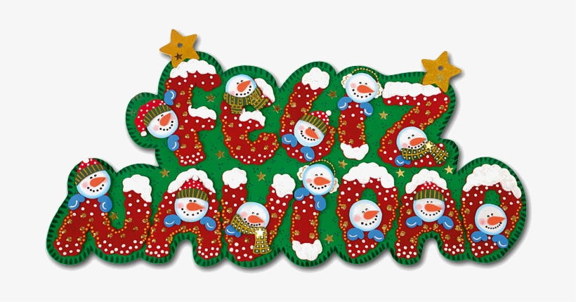 ¡feliz Navidad Os Deseo A Todos Unas Felices Fiestas - Letreros De Feliz Navidad En Foami, transparent png #2980220