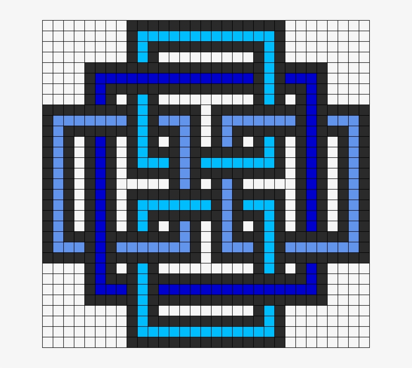 Square Pattern Perler Bead Pattern Bead Sprite Pixel Art Minecraft 