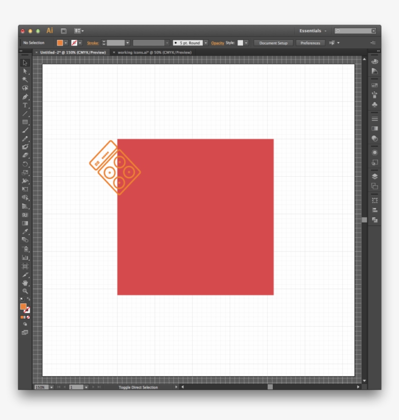 In This Case, I Brought In My Amplifier Icon And Positioned - Adobe Illustrator, transparent png #2980320