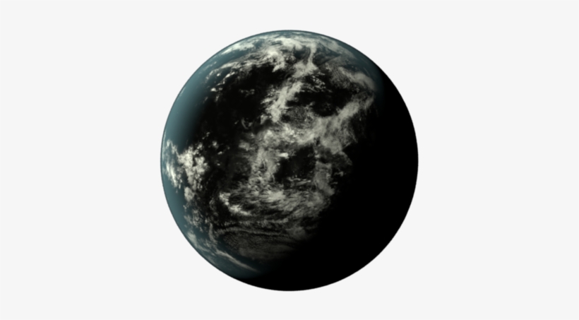 If I Just Use The Cloud Texture Without Any Transparency - Planet Earth Eastern Hemisphere On Black Art Print, transparent png #2980595
