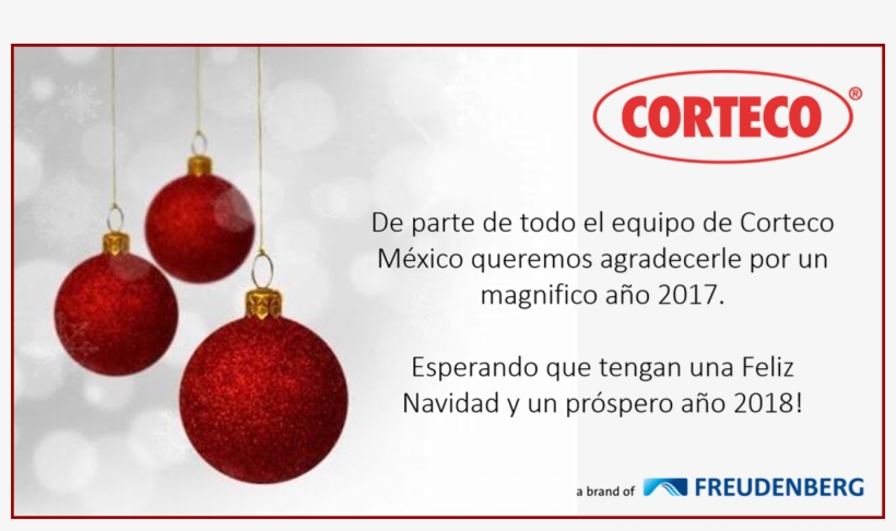 Felices Fiestas - Corteco Shaft Seal Crankshaft, transparent png #2980661