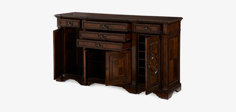 Bella Cera Buffet - Aico Bella Cera Buffet In Capri By Michael Amini, transparent png #2980870