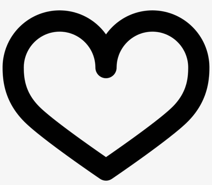 Heart-outline - - Hollow Heart, transparent png #2981189