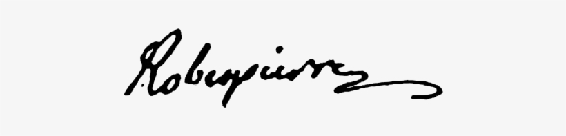 I Like French, Tend To Waste Inordinate Amounts Of - Robespierre Signature, transparent png #2981294