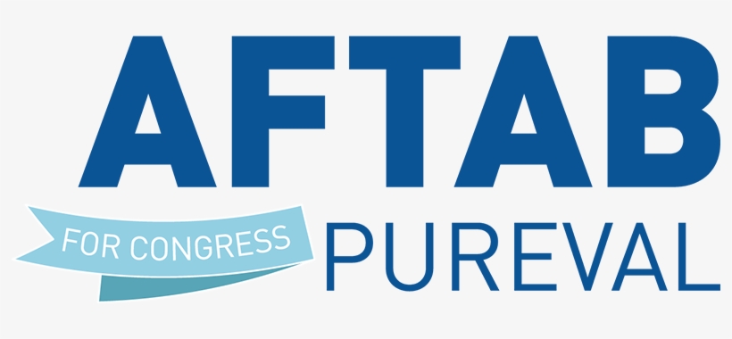 Aftab Pureval For Congress Logo 2018, Blue - Aftab For Ohio, transparent png #2981539