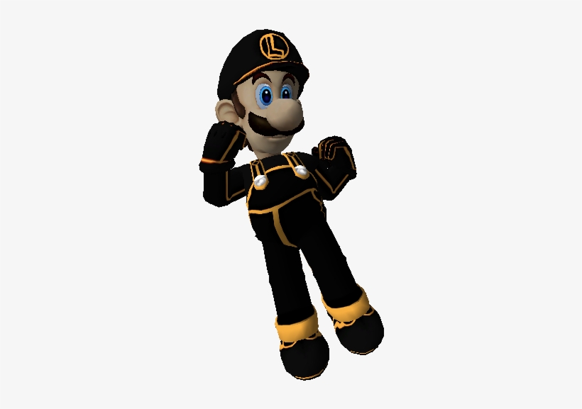 This Is My Tron Legacy Luigi With Recolors & Rim Lighting - Brawl Vault Tron Luigi, transparent png #2981719