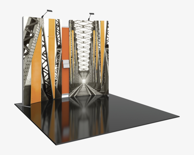 Vector Frame Master 10ft Modular Backwall Kit - American Industrial I Framed Print - Black - 126cm, transparent png #2981844