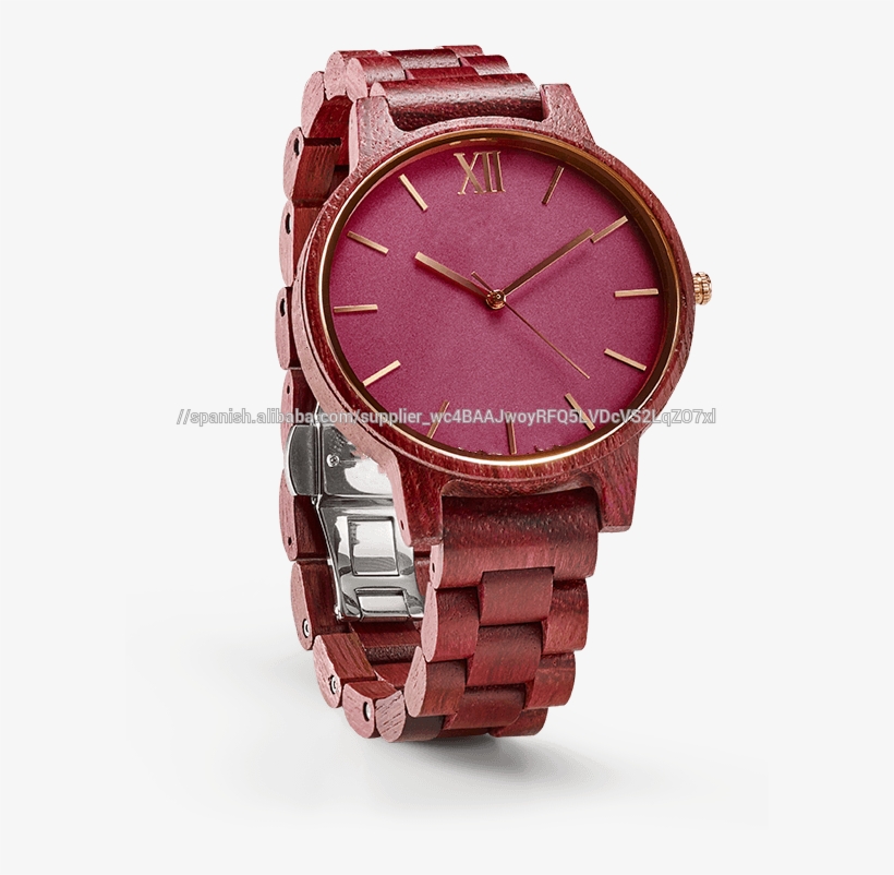 Organización Especial Púrpura Corazón Relojes De Madera - Frankie Purpleheart & Plum - Women's Wood Watch, transparent png #2981846