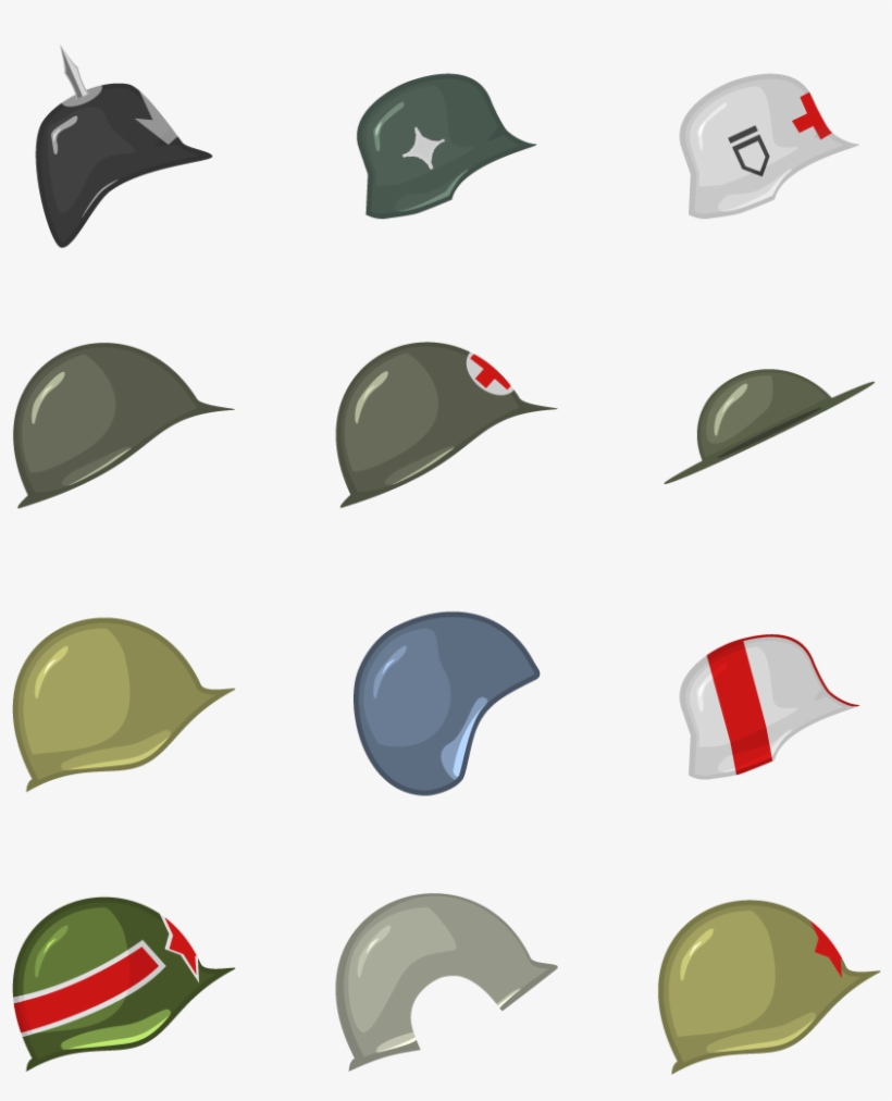 Ww2 Helmet Icons By Student Bradley Carlson - Ww2 Helmet Icon, transparent png #2981985