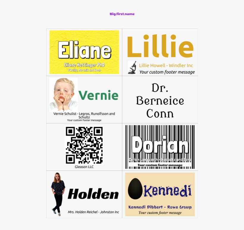 Nametag Name Badge Template For Pc Nametag Classic - Name Tag, transparent png #2982246