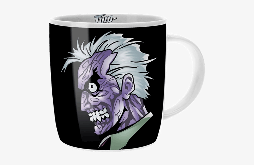 Batman Two Face Mug, transparent png #2982364