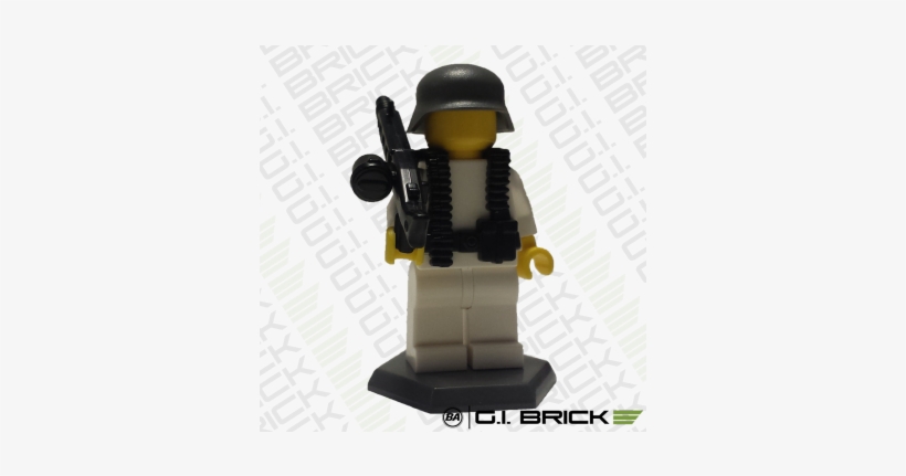 Brickarms Wwii German Gunner Soldier Pack - Lego, transparent png #2982511